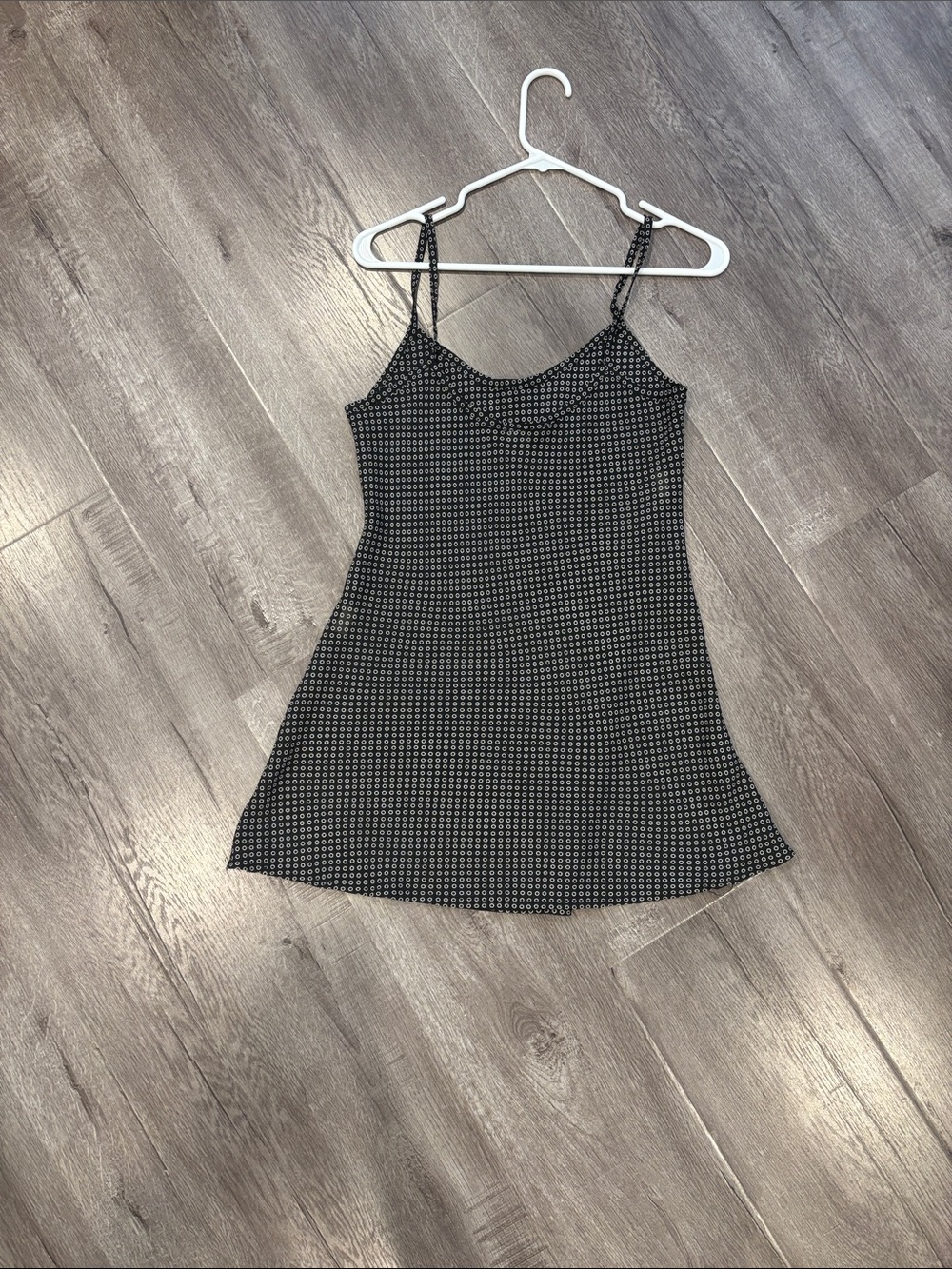 Kookai Black & White Printed Slip Dress - Picture 2 of 3